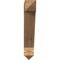 Ekena Millwork Traditional Arts & Crafts Smooth Bracket, Western Red Cedar, 3 1/2"W x 20"D x 20"H BKT04X20X20TRA03SWR - alternate 3
